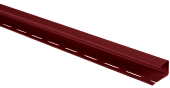 Планка J-профиль Альта Профиль Красно-коричневый 3м